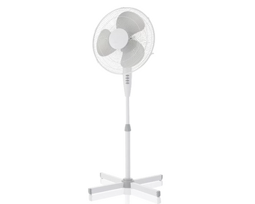 Ventilator cu picior, 40 W, 3 viteze, 3 moduri ventilare, Alb