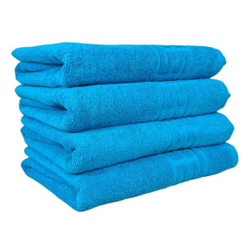 SET 4 PROSOAPE BAIE, BUMBAC 100%, 550G/M², GREEK, BLEU