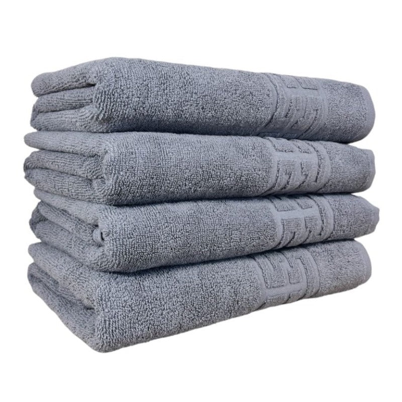 SET 4 PROSOAPE BAIE, BUMBAC 100%, 550G/M², GREEK, GRI