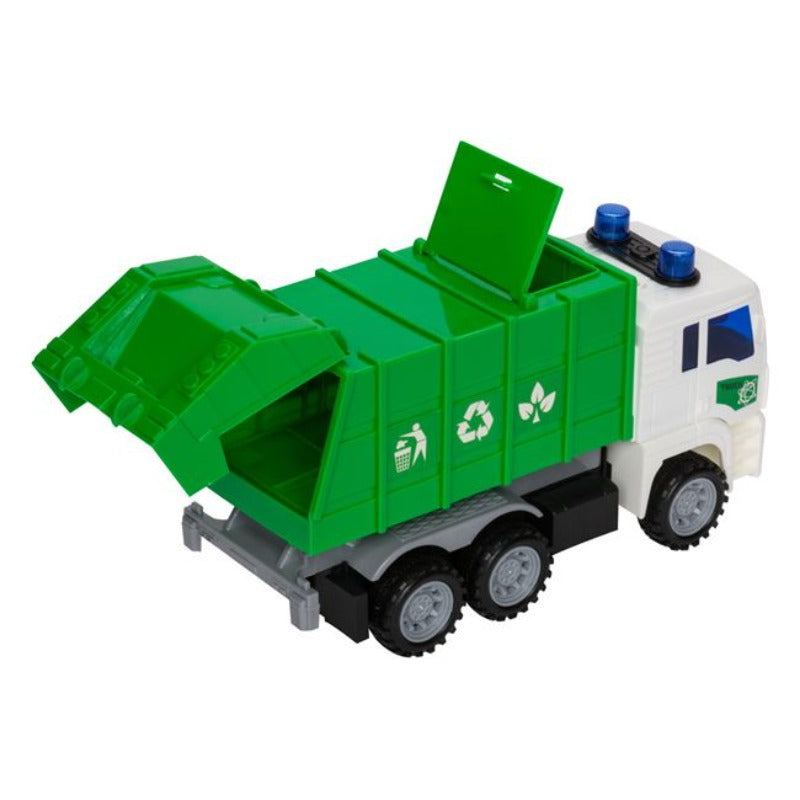 Camion de Deseuri Reciclare Verde cu Sunet & Lumini JMB020
