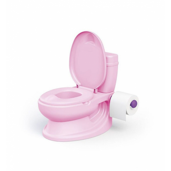 Olita tip WC, cu sunet,roz 28x39x38cm DSP039
