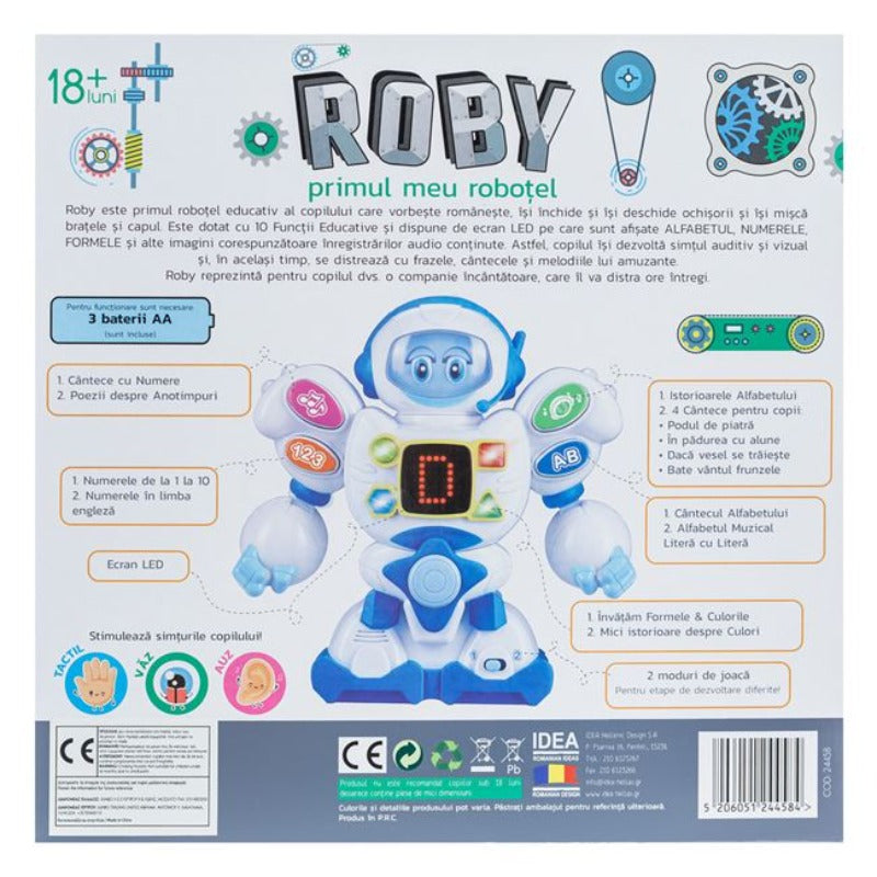 Robot Educativ Roby Vorbeste Romaneste - Idea JMB006
