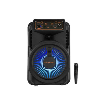 boxa portabila bluetooth radio fm aux sd card,100w negru