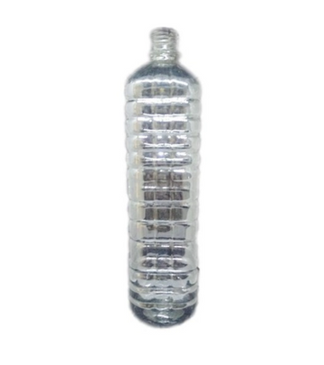 Flacoane 1L PATRAT, transparent, F28mm ( set 45 buc )