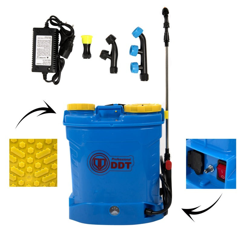 Pompa de stropit electrica, 12L, DDT, 12v, 5.5 bar, 3 duze stropit DWR012