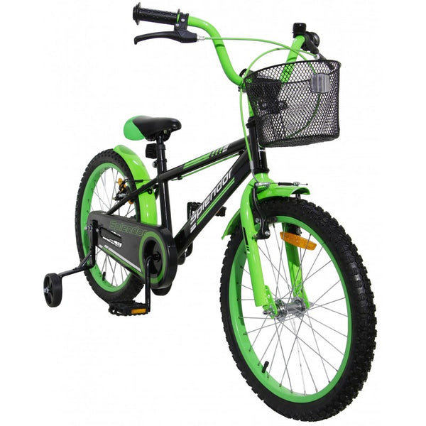 Bicicleta pentru copii, 18“, Splendor SPL18N (verde+negru)