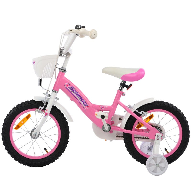 Bicicleta pentru copii, 14“, Splendor SPL14ROZ (roz)