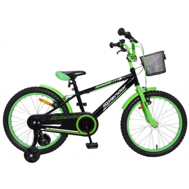 Bicicleta pentru copii, 18“, Splendor SPL18N (verde+negru)