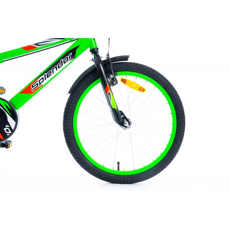 Bicicleta pentru copii, 18“, Splendor SPL18V (verde+negru)