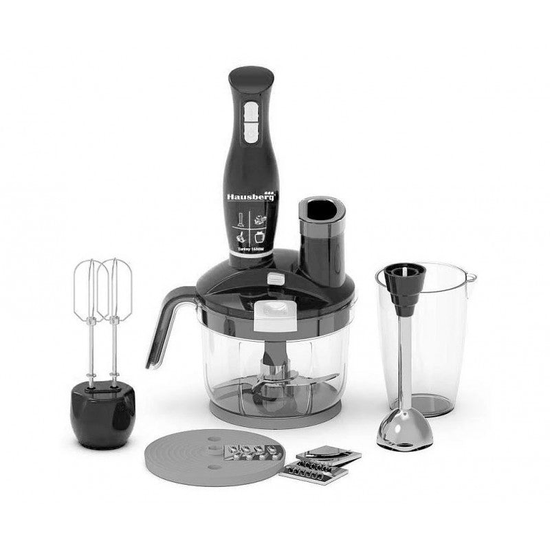 Blender 4 in 1 Hausberg HB-7710NG, capacitate bol 1.5 l, 1500 W