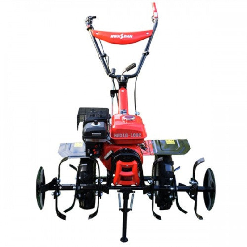 Motocultor HWASDAN HSD1G-100C, Germany, 7 CP, reductor, benzina, motor 4 timpi, sistem de aprindere – Magneto, OHV, Euro5, 3+1 viteze, 50-100 cm latime de lucru, 15-25 cm adancime de lucru MSPRO-011