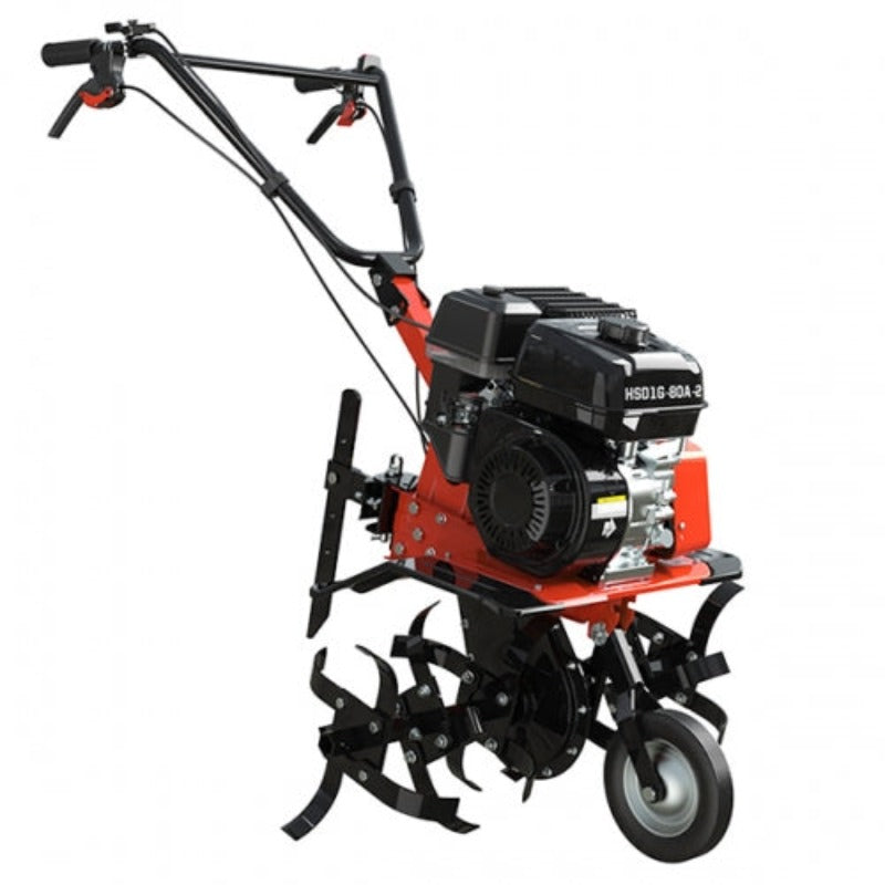 Motocultor HWASDAN HSD1G-80A-2, Germany, 7 CP, curea , benzina, motor 4 timpi, OHV, Euro5, 1+1 viteze, 75 cm latime de lucru MSPRO-008