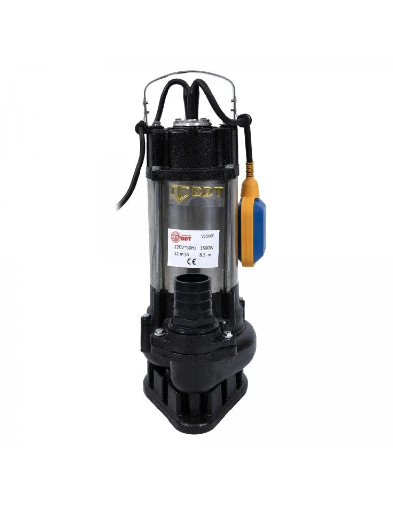 Pompa submersibila de apa murdara DDT V1500F, 1500 W, 12 mc/h