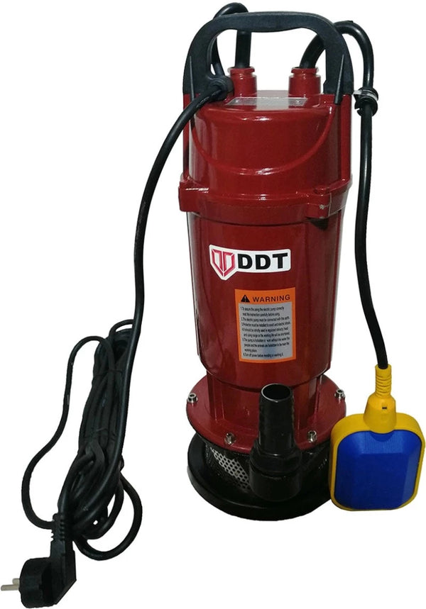 Pompa submersibila cu plutitor, DDT, QDX20, 550 W, Rosu/Negru DWR224
